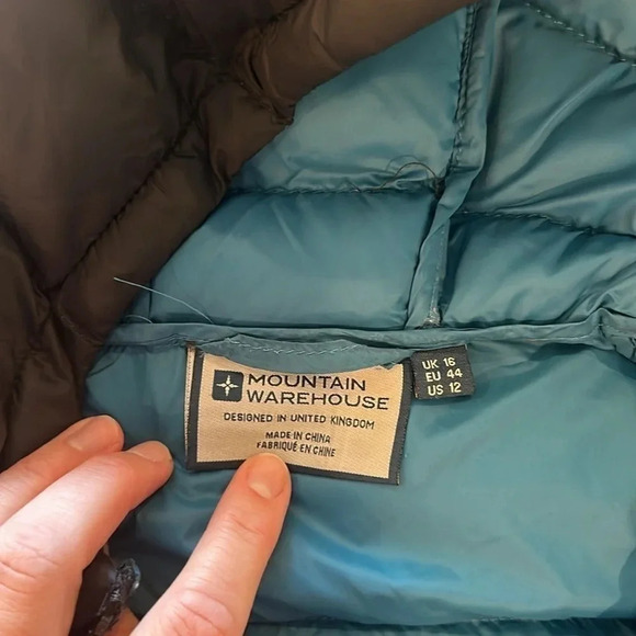 Mountain Warehouse‎ women’s winter jacket size 12 like large puffer quilted EUC - Picture 5 of 6